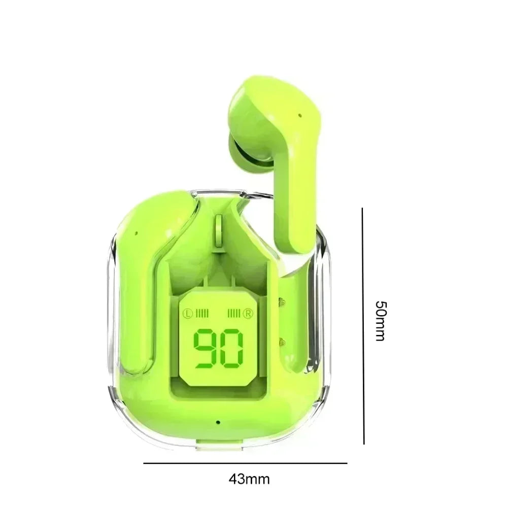 T2 Wireless Mini Earbuds LED Power Digital Display TWS Wireless Headset Stereo Bluetooth Headphones 5.3
